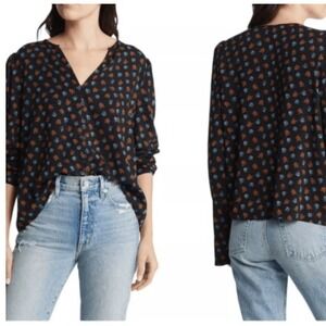 Treasure & Bond Top S Floral‎ Button Front Pastel Goth Alternative Cottagegoth